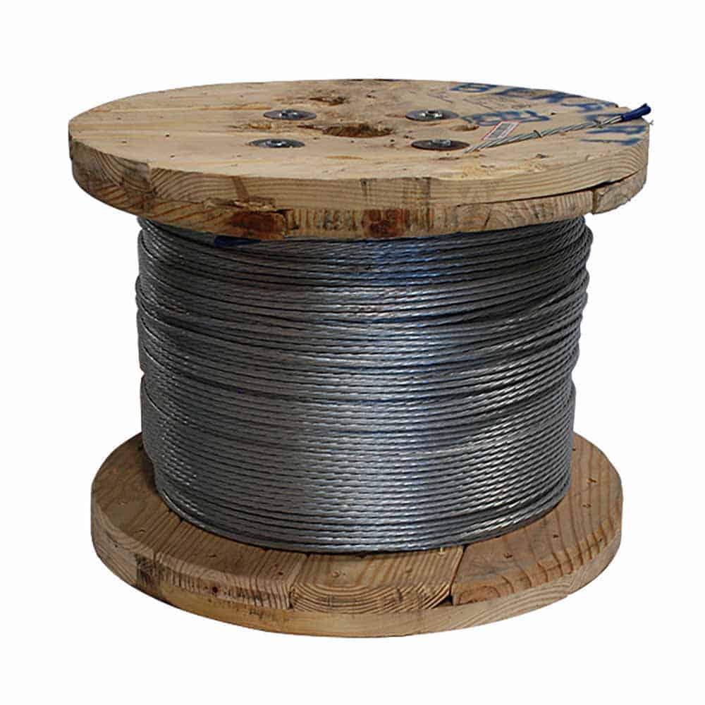 STRAND; 1/4 INCH EHS CLASS A 5000 FT REEL 7-WIRE GUY STRAND - Technetix  Americas
